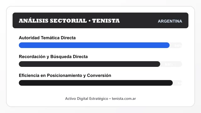 Análisis sectorial y posicionamiento estratégico para Tenista