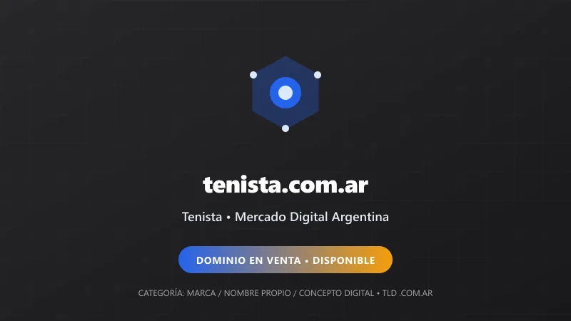 Identidad gráfica y activo digital para Tenista en Argentina